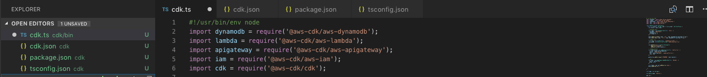 AWS CDK VSCode