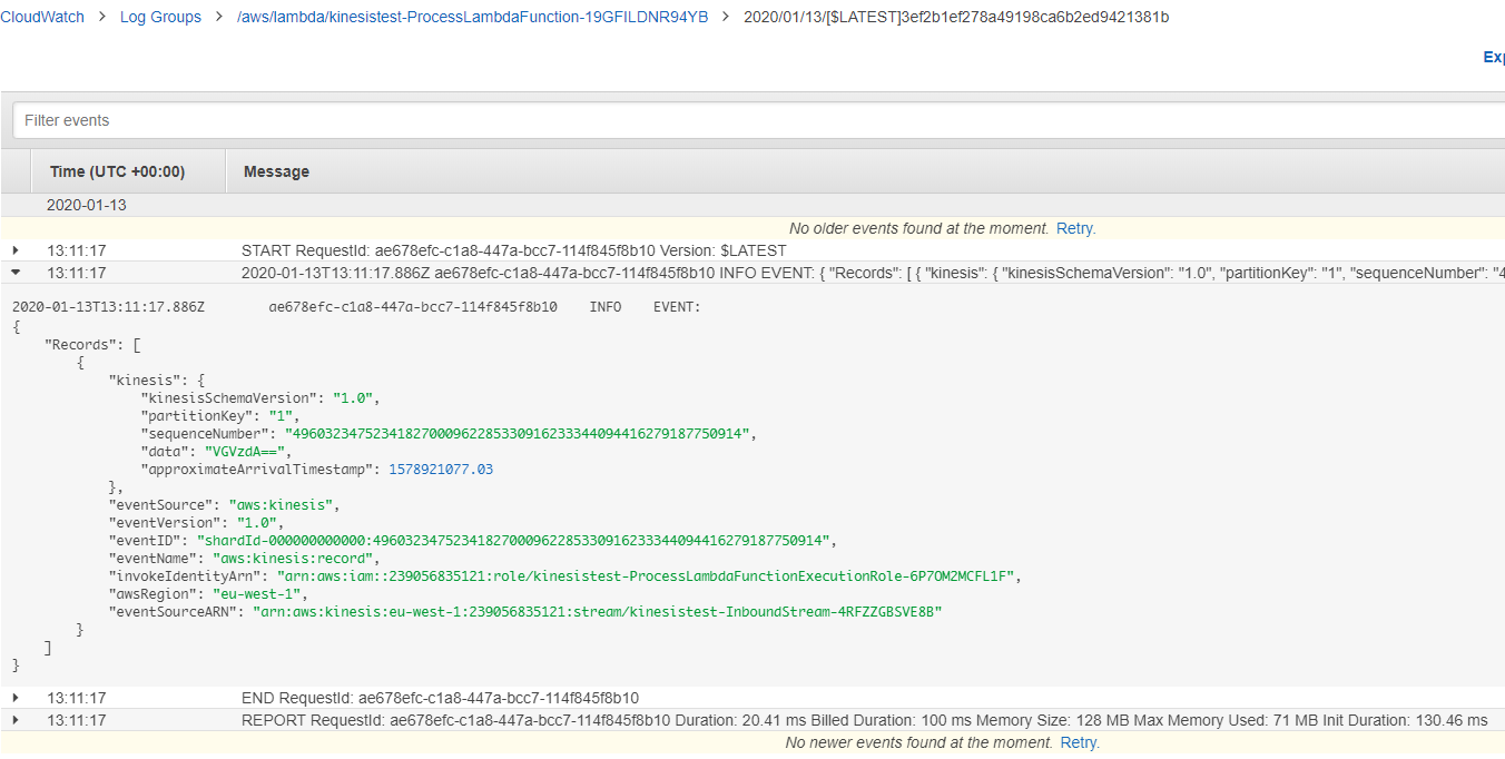 AWS Lambda Monitoring